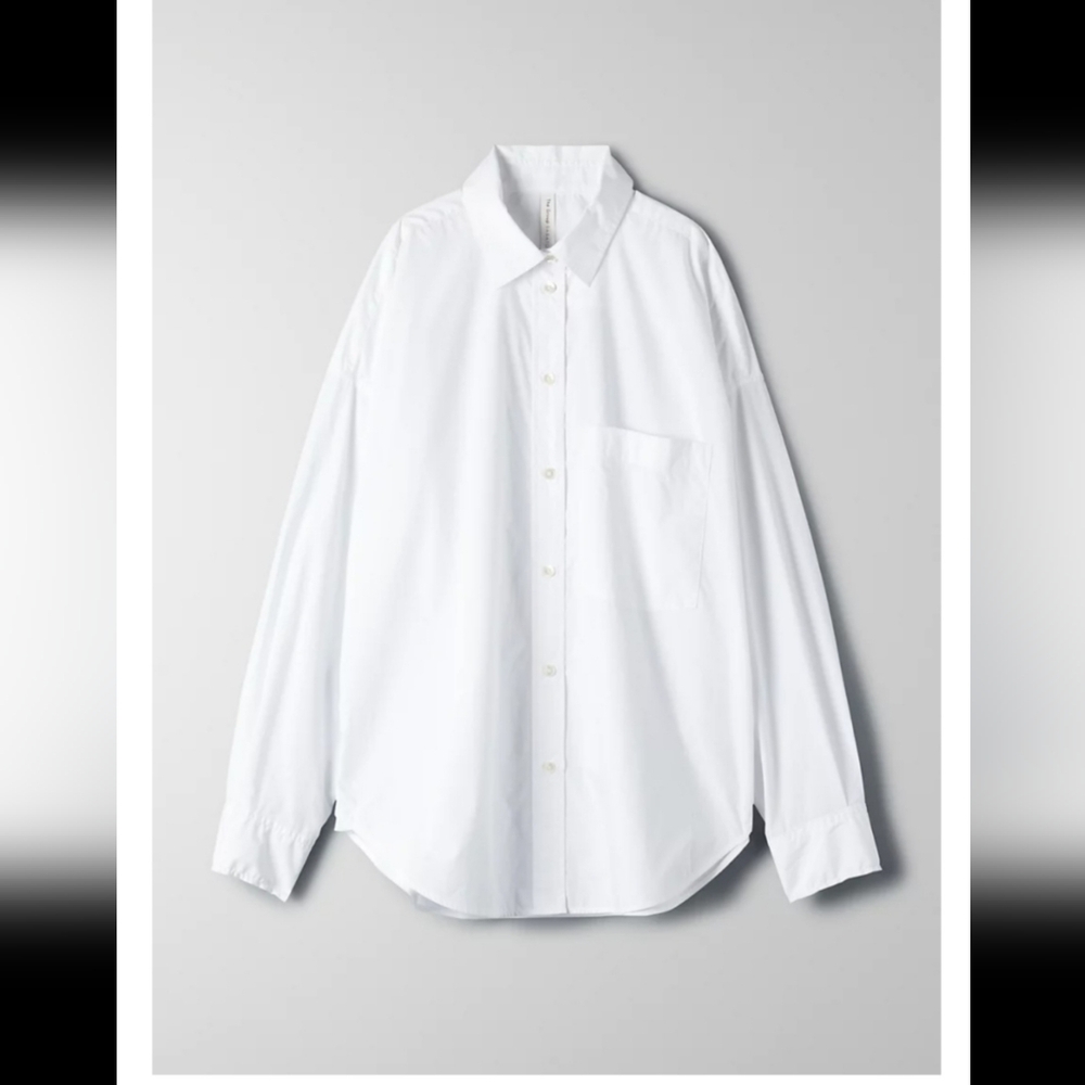 Classic White Button-Down Shirt - Women's